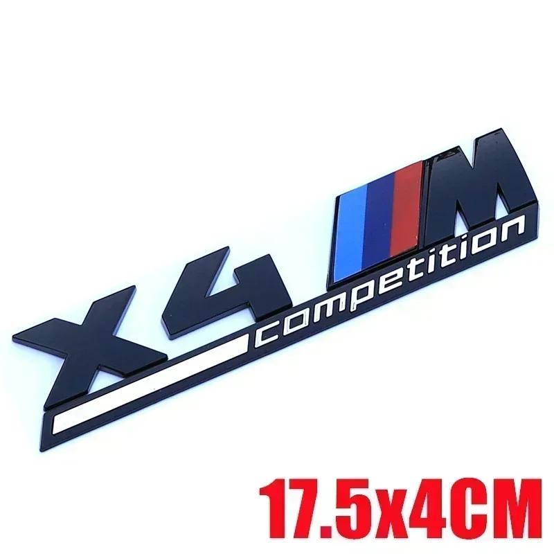 1 Stück Autoaufkleber Kofferraumaufkleber Autoemblem Für BMW X3 X4 F25 F26 G01 G02 X5 G05 X6 F15 F16 E70 E71 M Competition