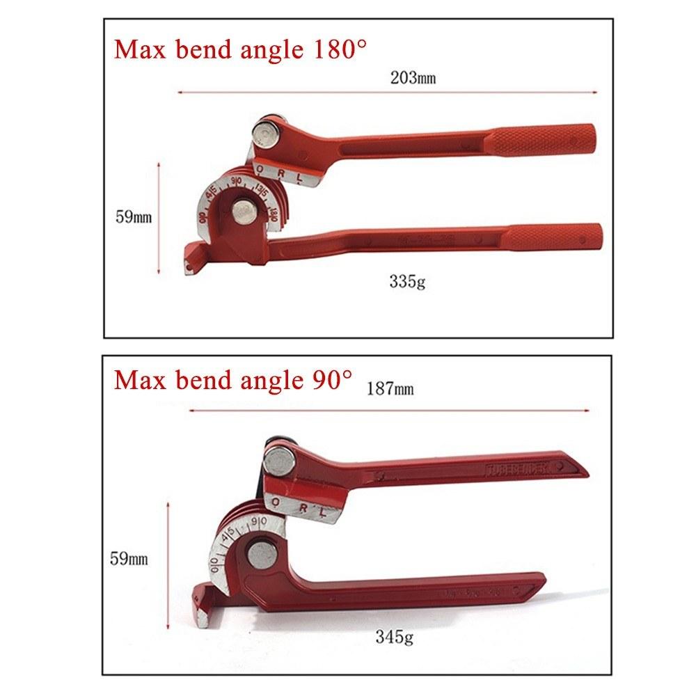 Geeignet für 6mm8mm10mm Dünnrohr Manueller Rohrbieger Drei-Schlitz-Design Arbeitssparend Hohe Qualität