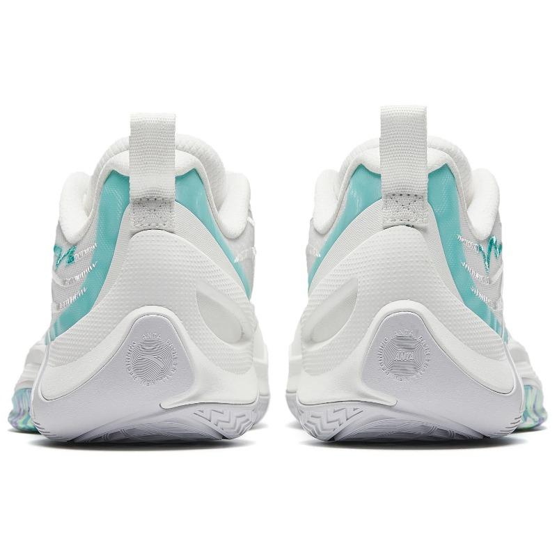 Anta Men Shunxi 1V2 Pool Party Nitro Tech Basketball Shoes White Blue 912431110Q-3