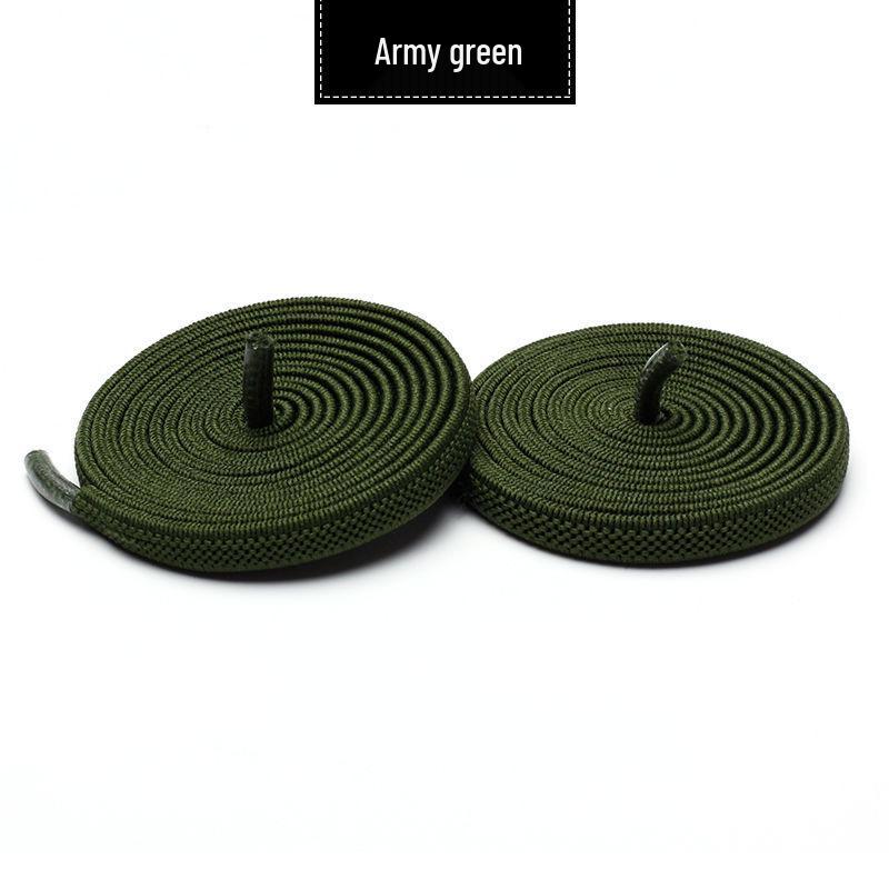 0.6cm Wide Elastic Flat Shoelaces for Sneakers and Canvas Shoes