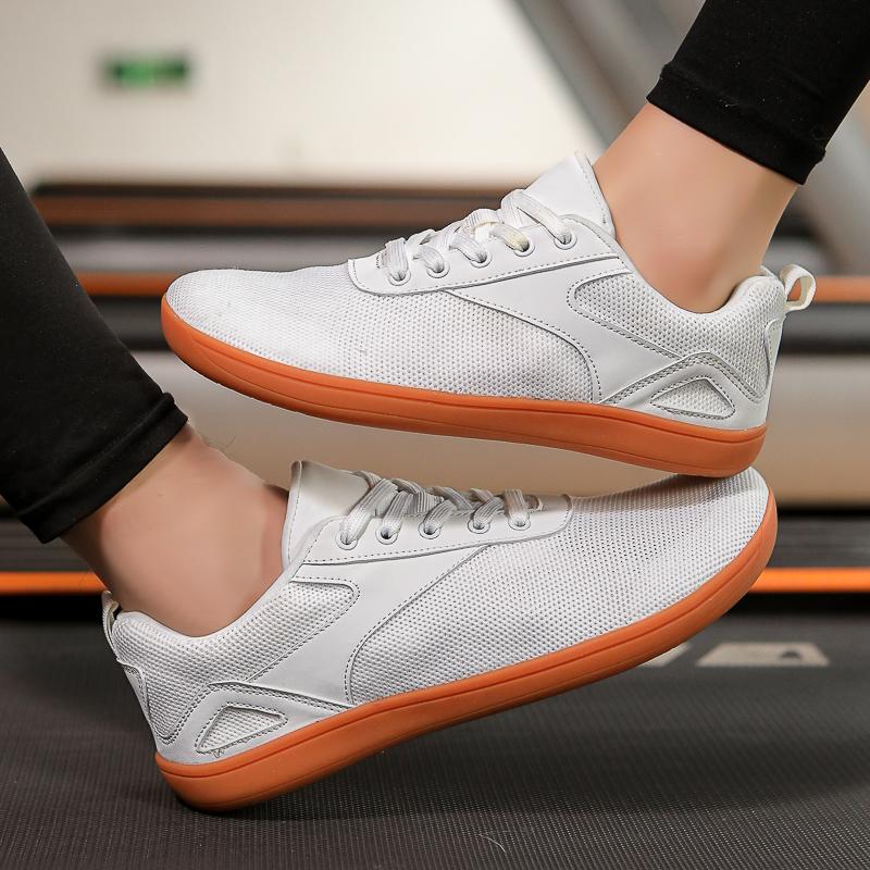 Breathable Mesh Cross-training Sneakers Minimalist Outdoor Walking Shoes Wide Toe Sports Shoes Non-slip Jogging Flats