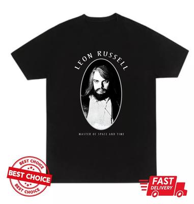 Leon Russell Master Of Space and Time Unisex Black T Shirt, Leon Russell Shirt