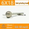 Jadeite Emerald Electroplated Diamond Grinding Head: Fine & Coarse Grit, 6-25MM Polishing Round Ball