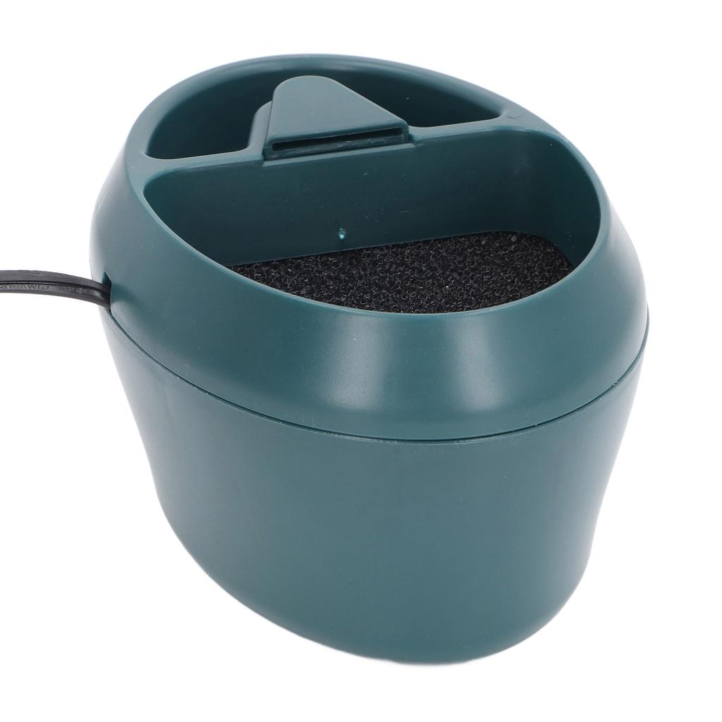 Reptile Water Fountain Automatic Circulation Waterfall Spout Lizard Water Dispenser with Food