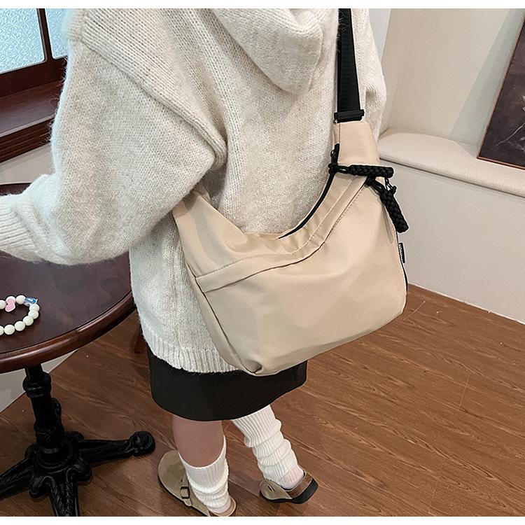 Borsa Tote Stile Neutro con Tracolla per Trasportare Attrezzatura Fitness, Nuova Mini Borsa a Mano Stile Street con Tracolla