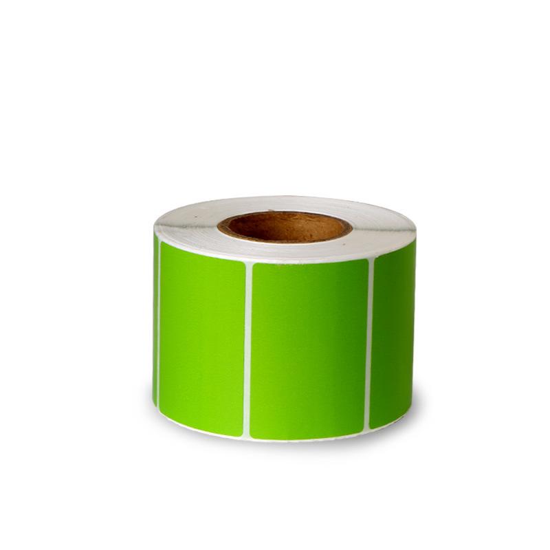 Multi-Color Triple-Proof Thermal Self-Adhesive Barcode Labels: Red, Orange, Yellow, Green, Blue, Pink, Brown - Printable and In Stock