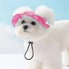Summer Dog Cap Dogs Accessories Apparels Supplies Costume Hat Clothes Caps Pet Helmet Hats Products Puppy Grooming