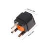 3P Type Power Socket Outlet UK EU IL Adapter US To UK Plug Universal UK Plug Adapter With 13A Fuse Black/White Travel Adapter