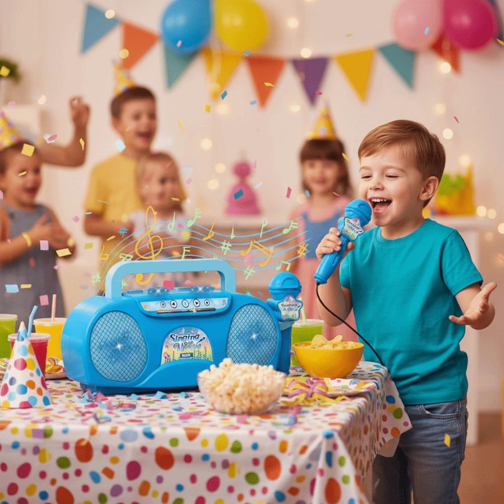 Verbinden Telefon Singmaschine Kunststoff Karaoke Maschine Karaoke Kinderspielzeug Lernspielzeug