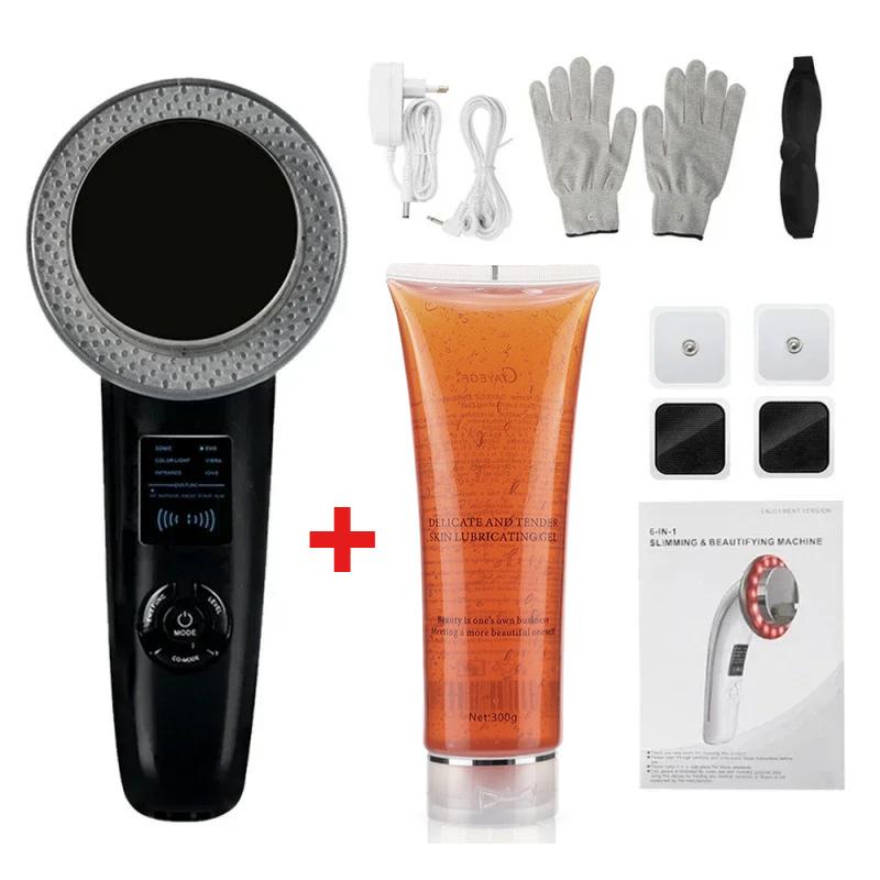 6 In 1 Electric Fat Remover Body Massager for Waist Arm Leg Butt Cordless Fat Burner Belly Fat Burning Body Sculpting Machine