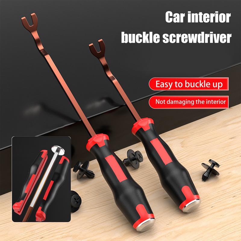Verkleidungshebelwerkzeug Auto Halteklammer Zange Fahrzeug Befestigungsmittel Entferner Schnalle Schraubendreher Für Automobil LKW Türverkleidungen