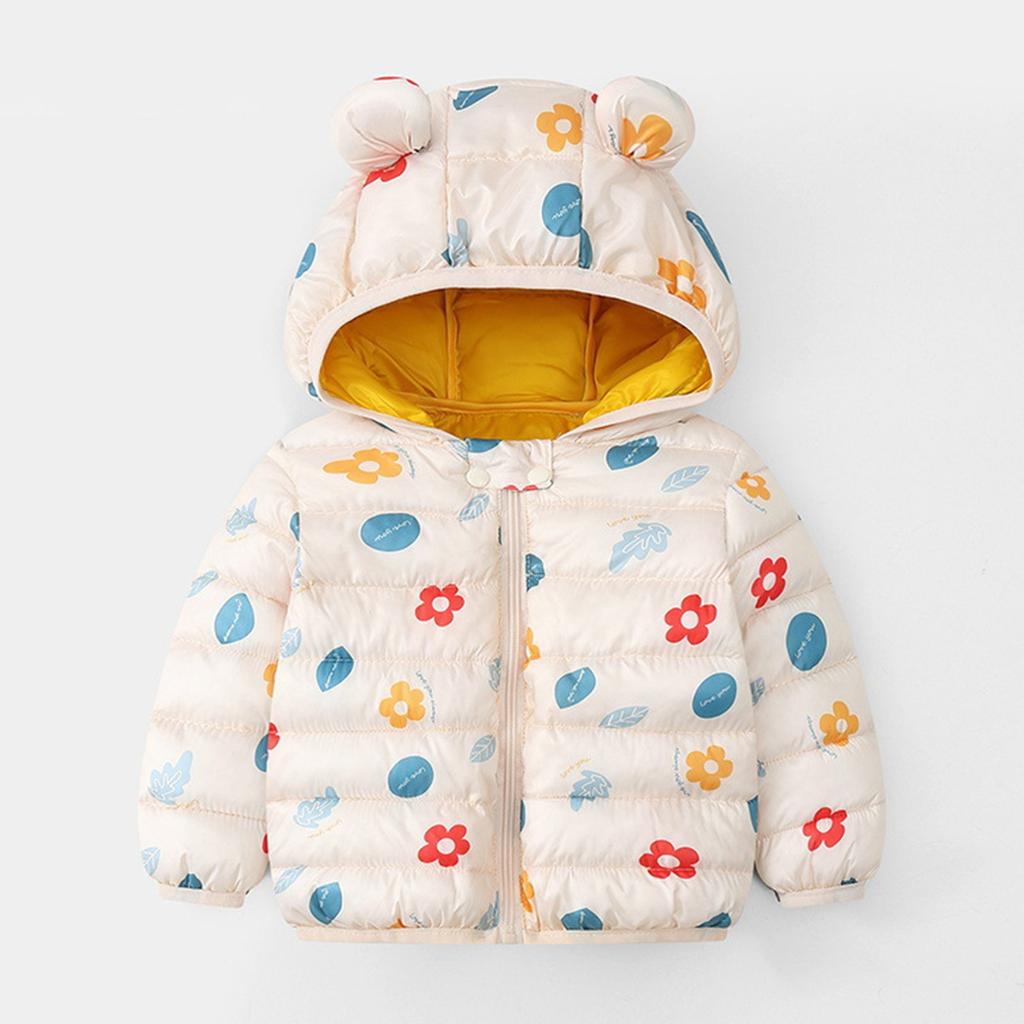 Boys And Girls' Cotton Clothes, Small And Medium-sized Children's Lightweight Hooded Down Cotton Clothes
