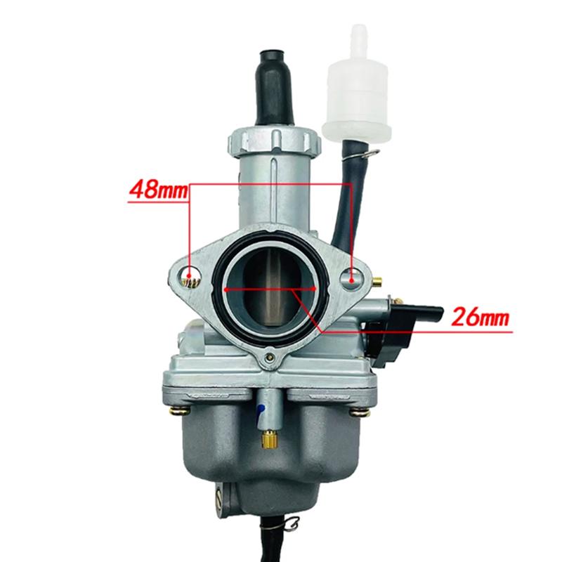 For  Jog Simson 125-150Cc Pz26 With Filter Carburetor For Honda CB CG125 XL125S TRX250 XR100 Motorcycle Fuel
