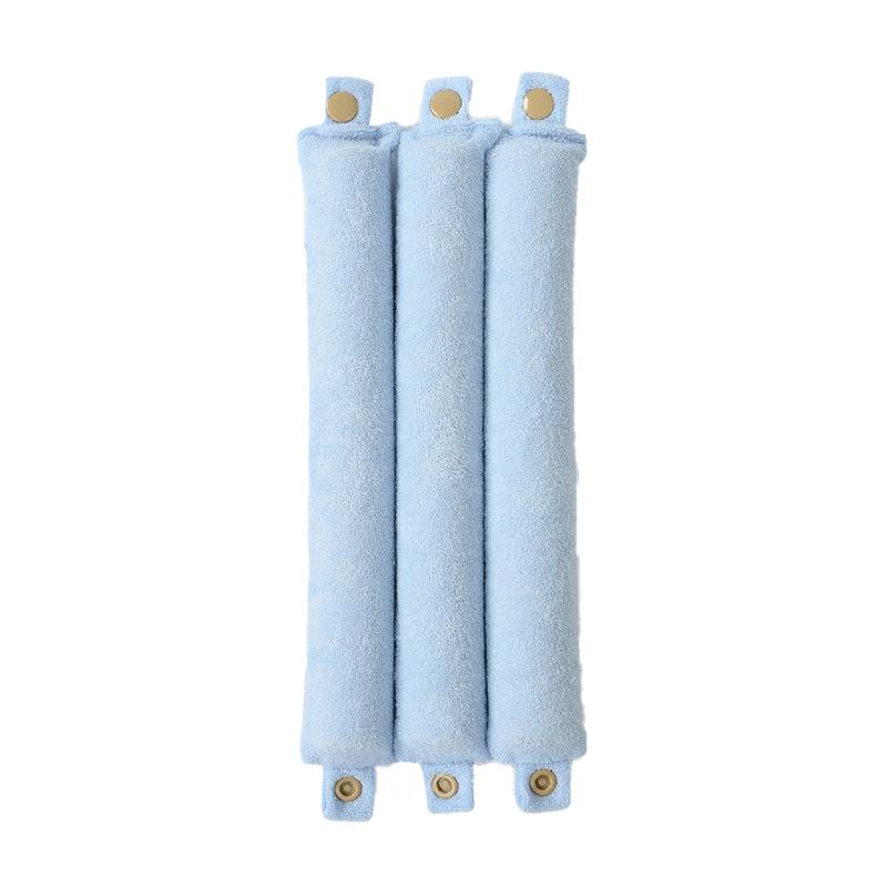 3pcs Heatless Hair Curler Overnight Heatless Curls Blowout Rods Headband Blow Out Hair Rollers Terry Cloth Rods For Long Hair