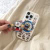 Funny Cute Cartoon Magnetic Phone Case For iPhone 16 Pro 15 13 14 Pro Max Back Cover with Magsafe Stand Holder Shockproof Cases