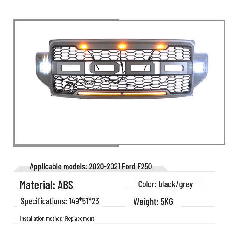 Compatible Grille for 2021-2022 Ford F250, F350, F450