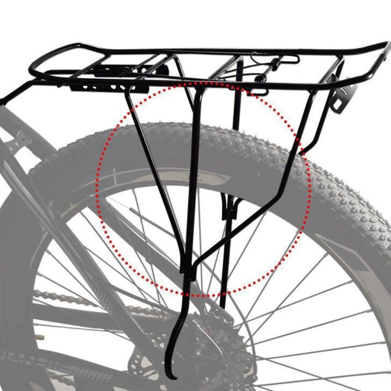 Mountain Bike Shelf Hanger Pannier Rack Bike Rear Luggage Cargo Rack Cycling Bag Stand Holder Cycling Equipment