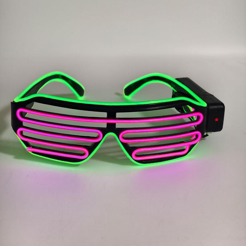 LED Party Blinds: Flashing Music Glasses for Clubbing and Atmosphere