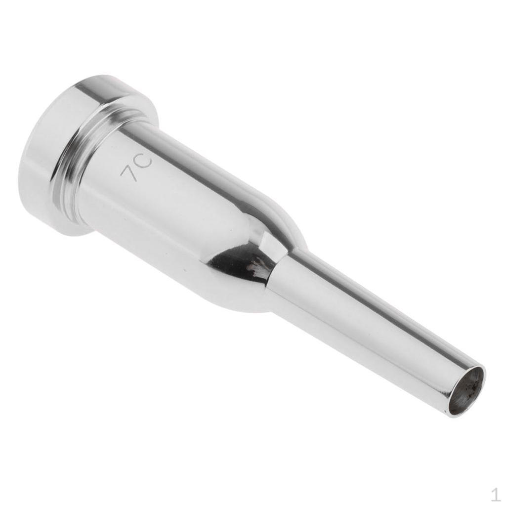 

7C Мундштук для трубы с прочным медным сплавом, позолоченным/посеребренным серебряный