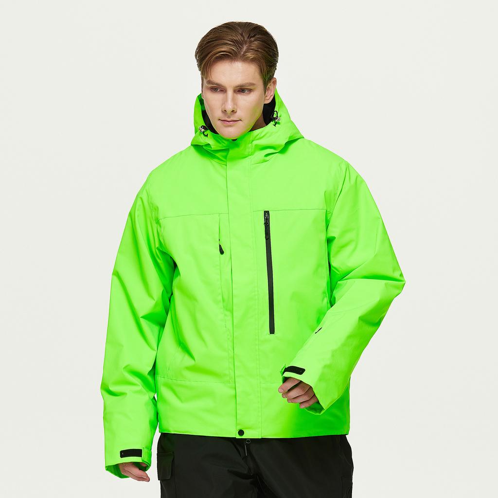 Hooded Ski Jackets for Men and Women Outdoor Winter Warm Snowboarding Jacket Waterproof Windproof Skiing Jacket Unisex Breathable Insulated Snow Coat