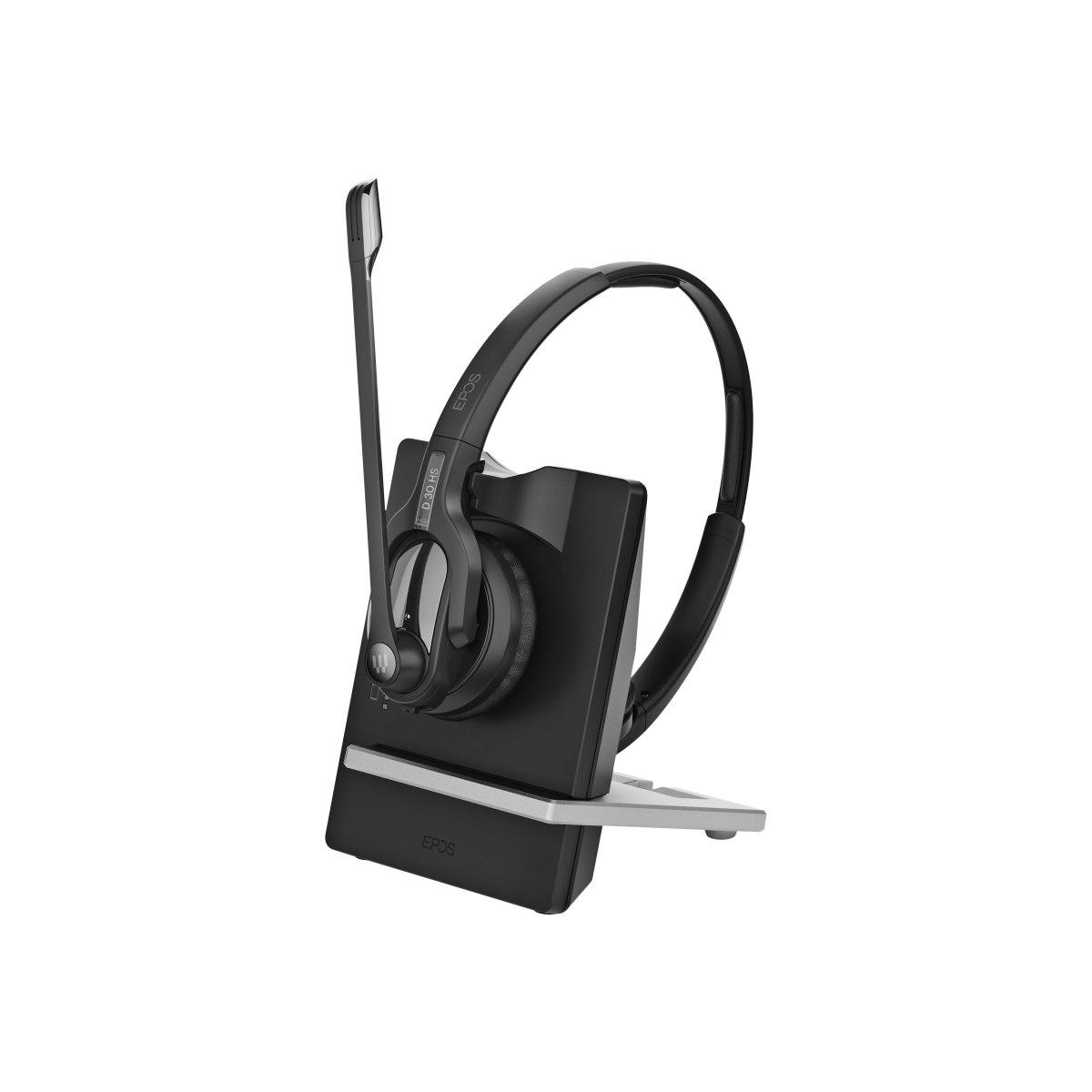 Epos Schwarz Kopfhörer Impact D30 Kabellos Dect Mit Geräuschunterdrückung, Usb Und Mikrofon, - Bild 4