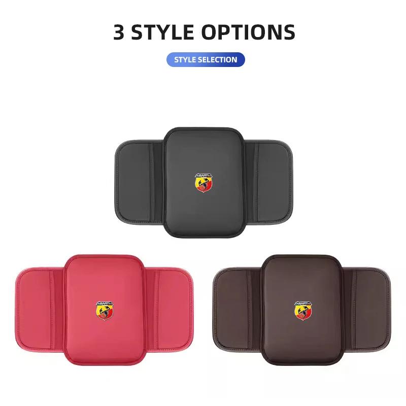 GJIFK1 Car Armrest Box Mat Stowing Tidying Cushion Protective Pad For Fiat Abarth 595 Abarth 500 Abarth 124 Spider Car Accessories