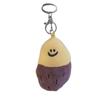 Keenso Plush Keychain, Soft, Portable, Adorable Sweet Potato Shape, Multifunctional, PP (Silver Keychain)
