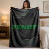 Fendt Print Flannel Blanket Cozy Lightweight Plush Throw Blanket For Bed Sofa Household Use