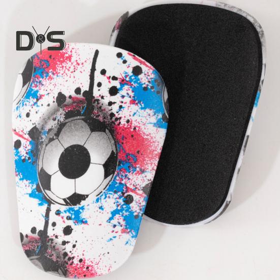 1 Pair Football Shin Pads Shock Absorption Mini Shin Guards Lightweight Protective Shin Guards for Soccer Training Games Gift for Football Enthusiasts