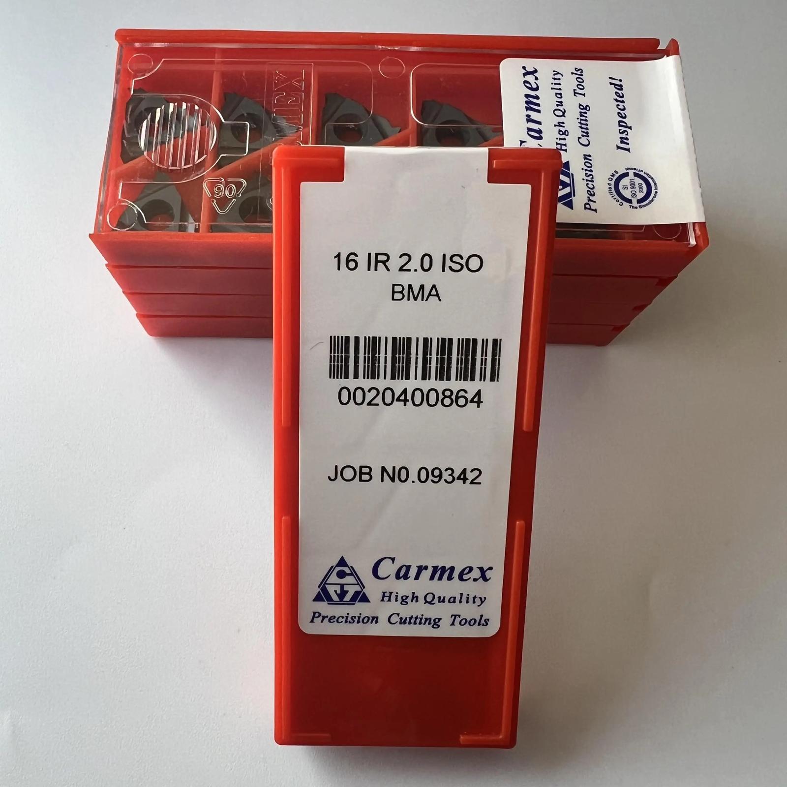 

Original / 16IR2.0ISO BMA / Industrial indexable Carbide Inserts 10 Pcs