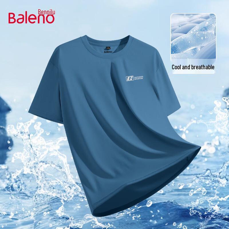 Baleno Men s Cool-Feel Breathable Short-Sleeve T-Shirt 4XL