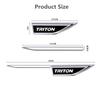 Auto Door Fender Side Blade Badge Car Body Anti Scratch Metal Sticker For Mitsubishi L200 Triton Car Accessories