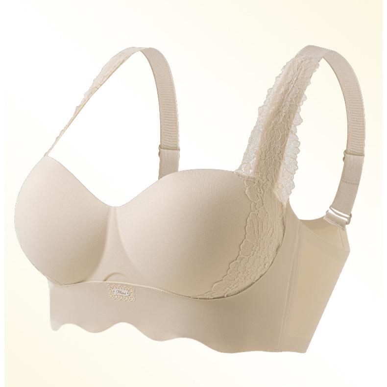 Lace Bra for Women To Support Underwear Breathable and Comfortable for Women To Tuck In Breasts Push Up Bra