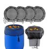 4 Stück 95 cm Outdoor-Netzabdeckung für Regentonnen, Wasserauffangeimer, Abdeckung, Wassertank-Schutz, Gartenbedarf