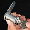Zinc Alloy Cam Lock Set Door Cabinet Mailbox Drawer Cupboard Locker Security Locks with 2 Keys Furniture Hardware Accessories