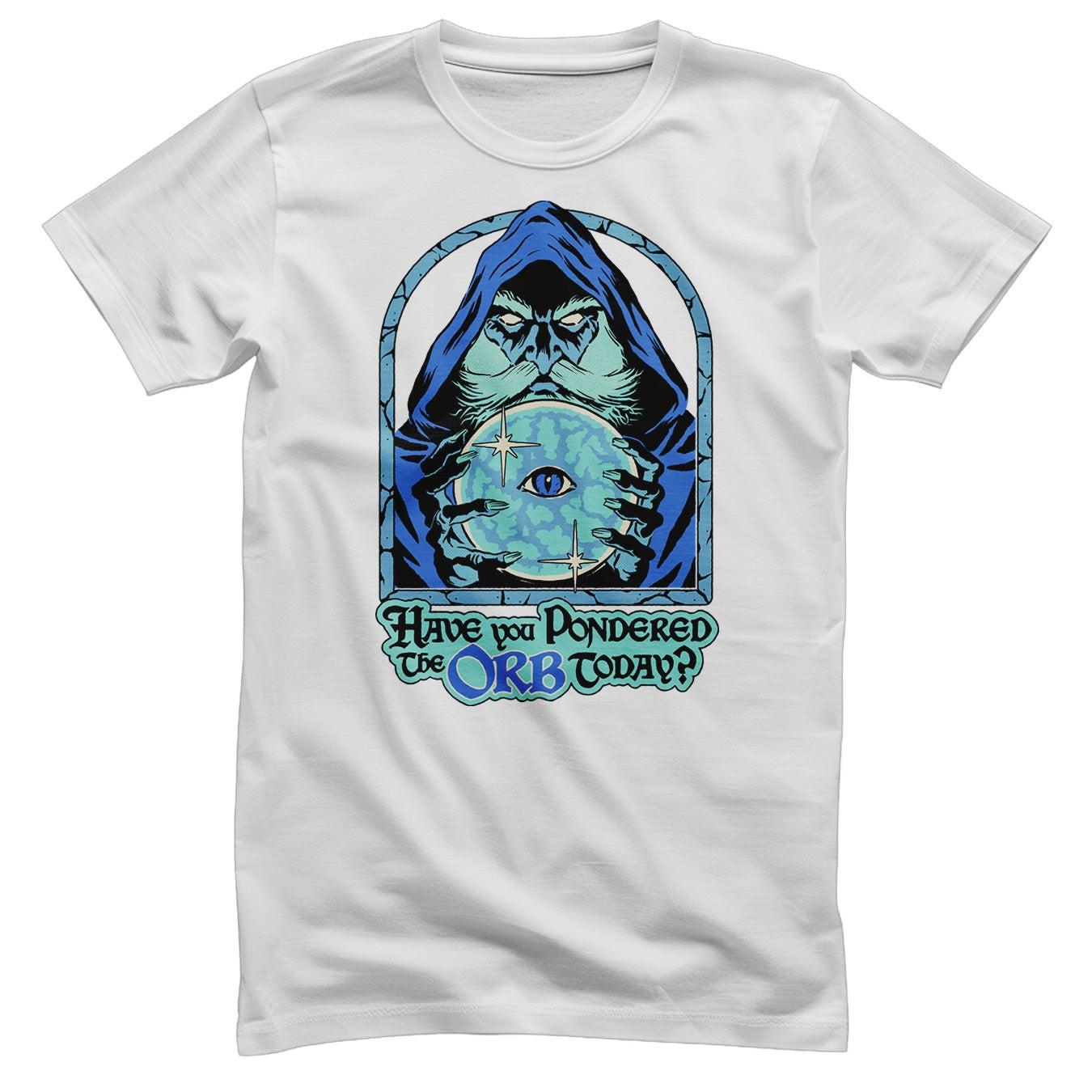 Officially Licensed Steven Rhodes Have you Pondered The Orb Today Mens T-Shirt XL