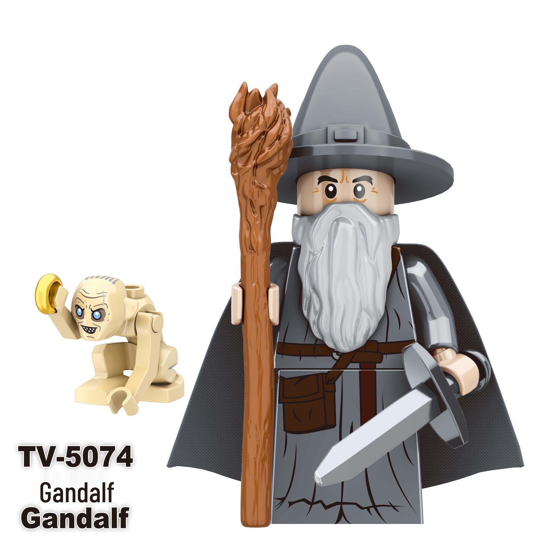 TV6409 Конструктор Фигурки Гэндальфа, Сарумана, Саурона Набор Игрушек