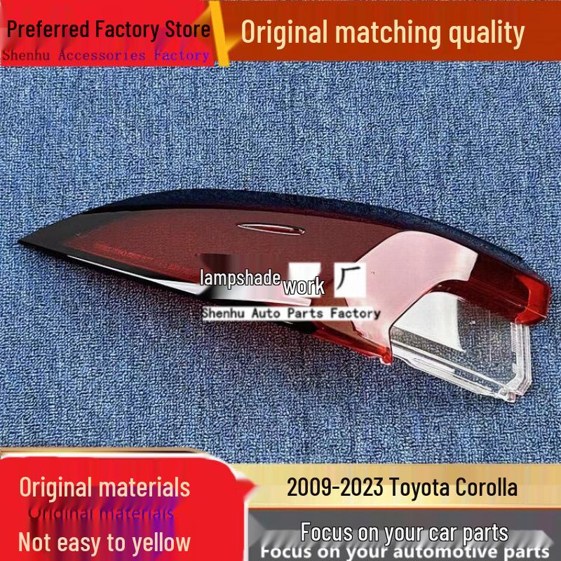 

Toyota Corolla 2019-2023 Taillight Cover Housing for Rear Lights Driver Side Rear - Standard
