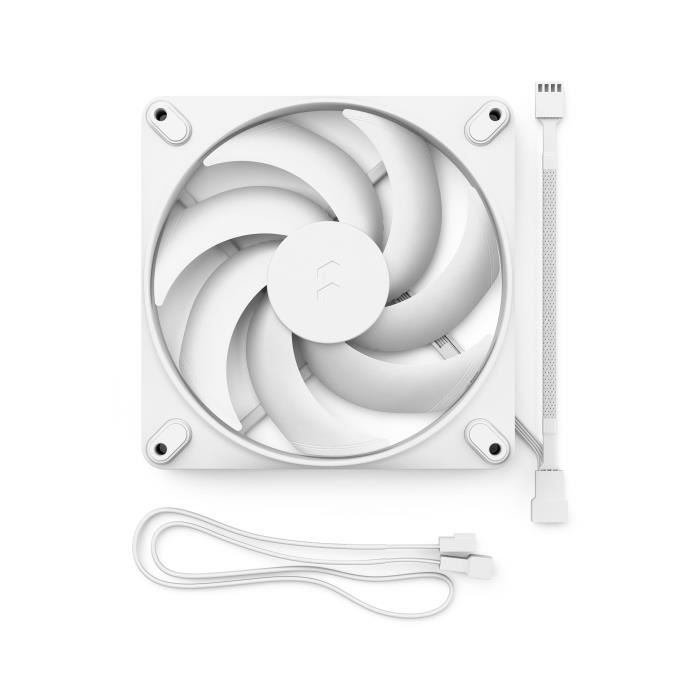 Ventilateur PC - FRACTAL DESIGN - Momentum 14 - FDB - Contrôle PWM - Pales balayées qui réduit le bruit - Blanc