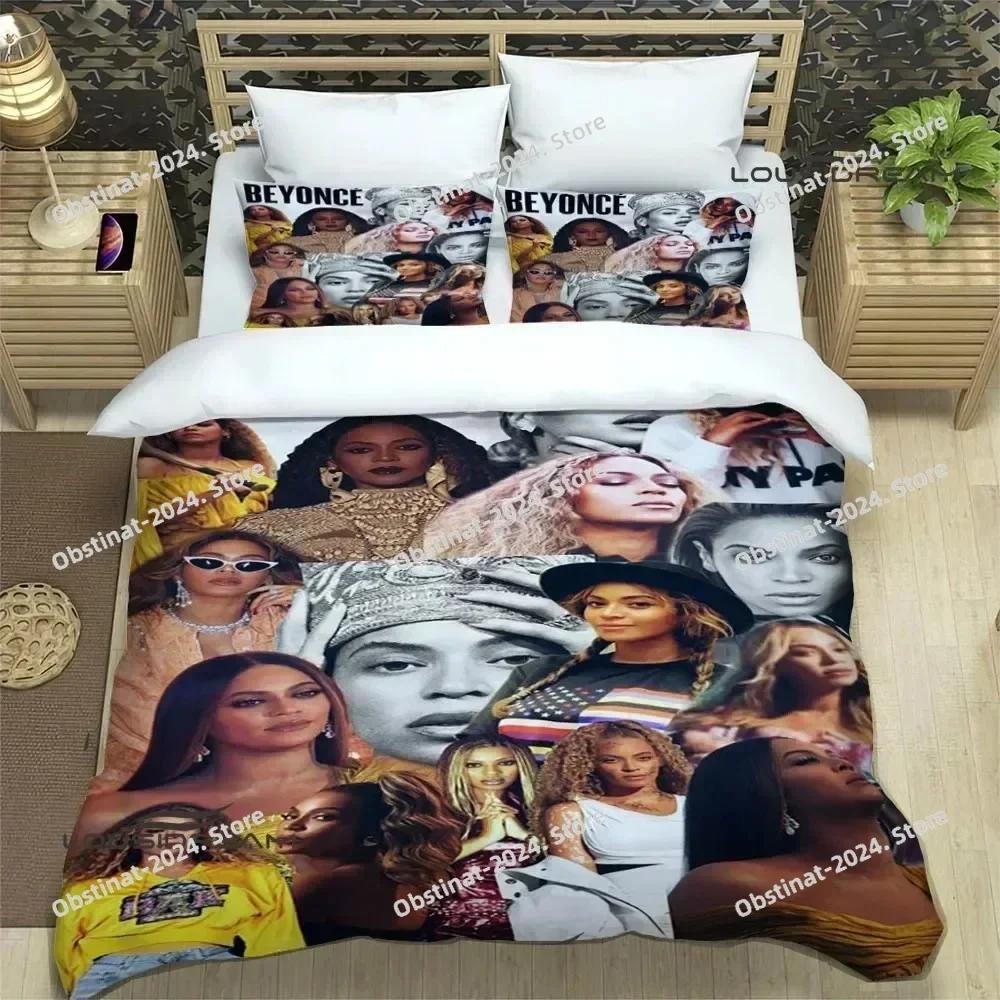 3D Beyonce Giselle Knowles Bedding Set Printed single Comforter Quilt Bed Cover Duvet Cover Pillow Case 3 Pieces Kids Adult Size