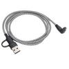 USB and Type C Charging Cable Fit for COROS PACE Pro Smartwatch 1m Length 2 in 1 USB A and C Charging Cord