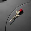 The Little Prince'S Red Rose Brooch Women'S Retro Temperament Pin Brooch Metal Premium Coat With Accessories
