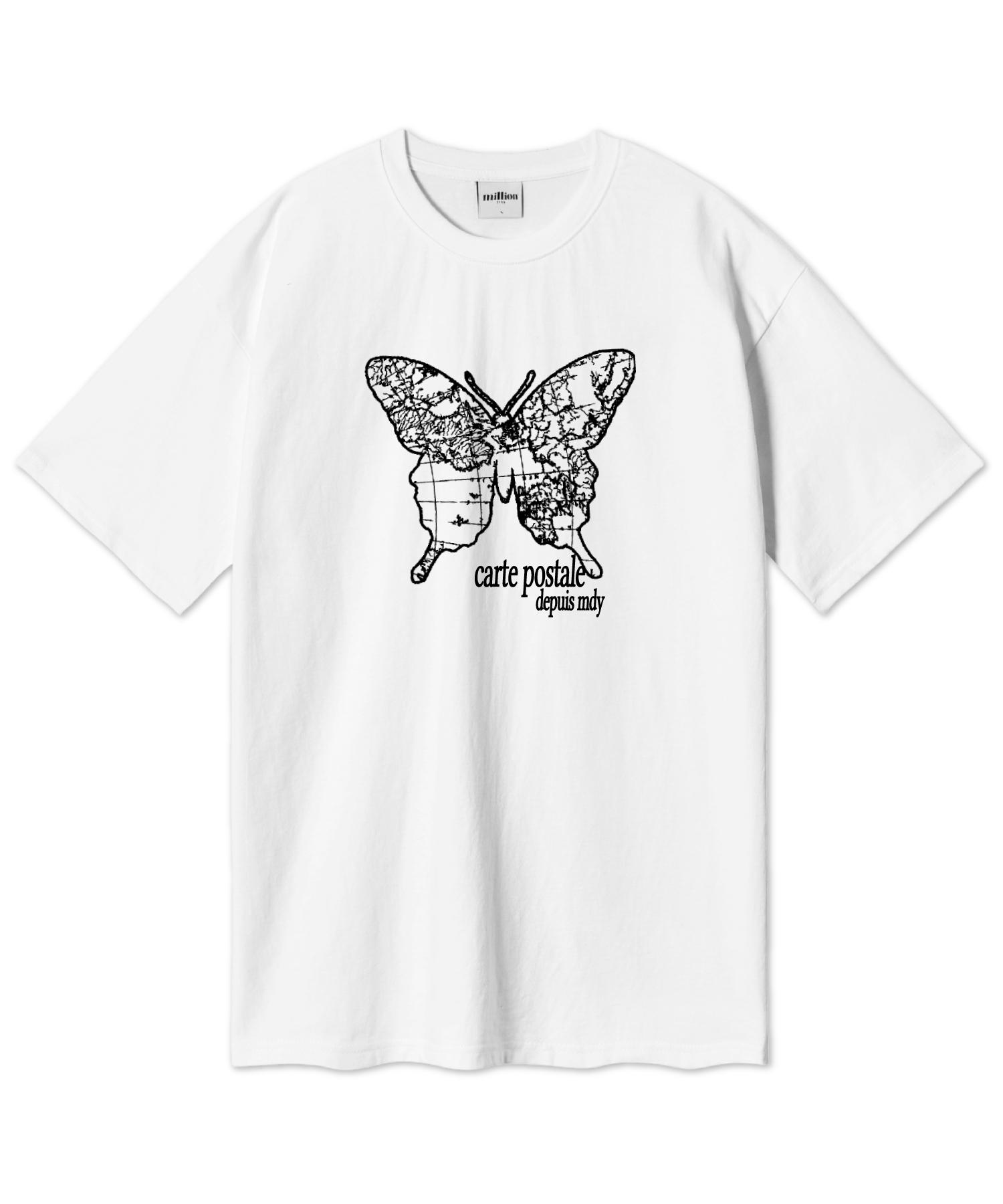 Футболка оверсайз с коротким рукавом Million Day Million Postale White/S