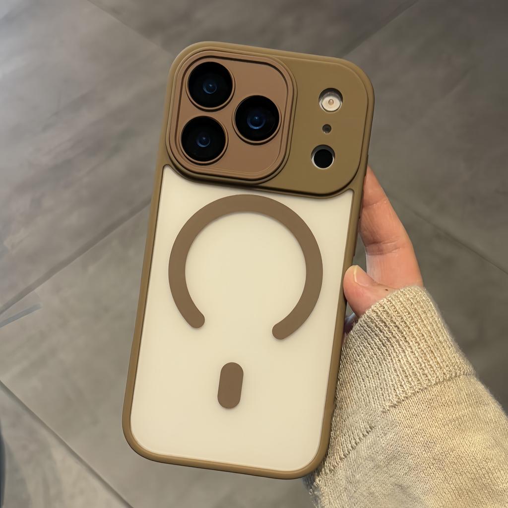 Luxury Shockproof Armor For Magsafe Case for iPhone 17 Air 16 15 14Plus 13 12 11 Pro Magnetic Wireless Charge Clear Matte Cover