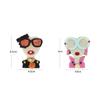 Bucome Creative Funny Cartoon Girl Brooch New Fashion Pin Bag Pendant Bag Accessories