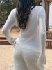 Kai Kuo 2026 Spring/Summer Y2K Style Slim Fit Bell Sleeve Woolen T-shirt for Women