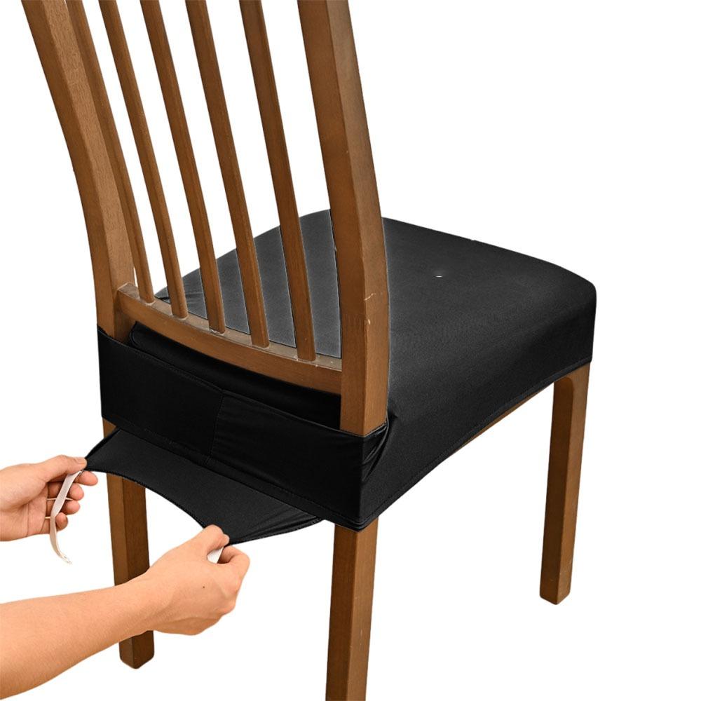 

Stretch Cover Dining Chair Cover Elastic Chair Cushion Cover Protector Chair Slipcover Office Use