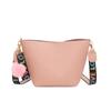 Lychee pattern ribbon one shoulder crossbody tote bag new large capacity simple fashion women's bag