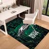 Philadelphia Eagles Nachtspiel Bereichsteppich für Büro, Stuhlunterlage, Dekorteppich Wohnzimmer Matte, Große Größe Fan Geschenke Weihnachtsgeschenke