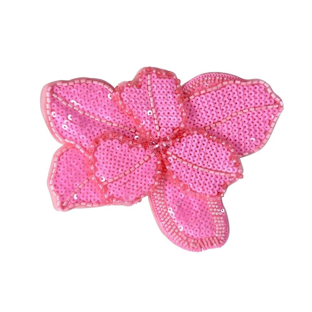 Lace Sequin Studded Clothing Corsage Three-dimensional Flower 3D Flower Patch Cloth